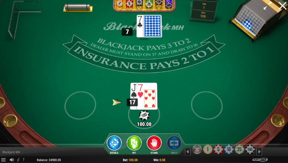 Blackjack. emcassino online