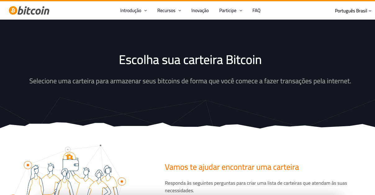 Escolha sua carteira Bitcoin